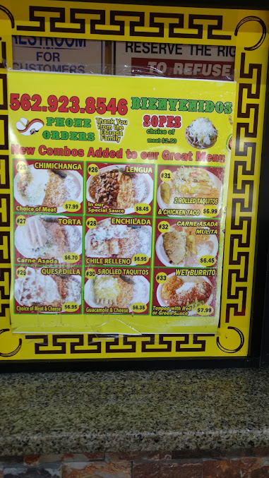 Menu Albert's Mexican Food - 3