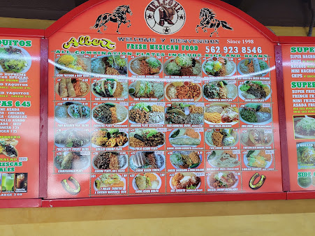 Menu Albert's Mexican Food - 8