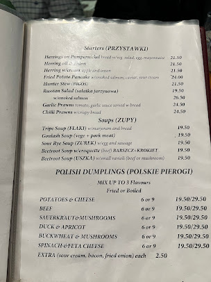 Menu Alchemy Polish Cafe Restaurant - 3