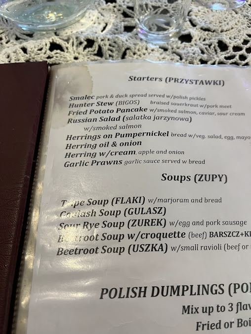 Menu Alchemy Polish Cafe Restaurant - 7