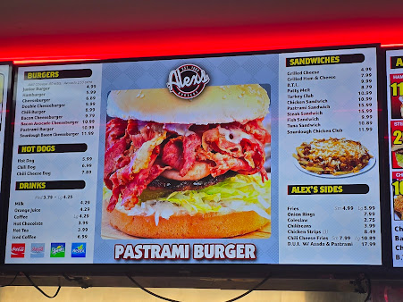 Menu Alex Burgers - 0