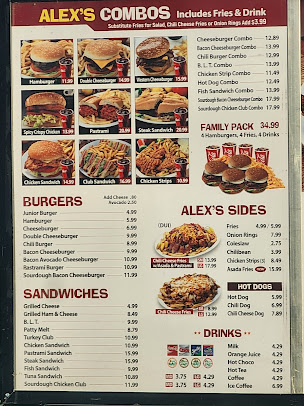 Menu Alex Burgers - 7