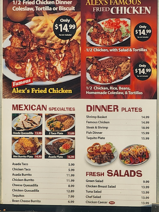 Menu Alex Burgers - 8