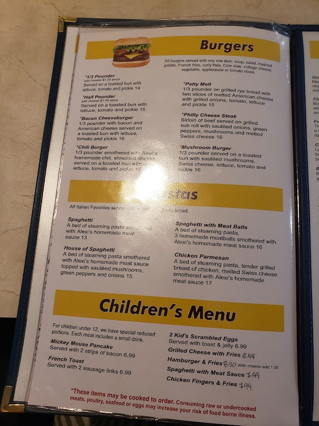 Menu Alexis Cafe - 0