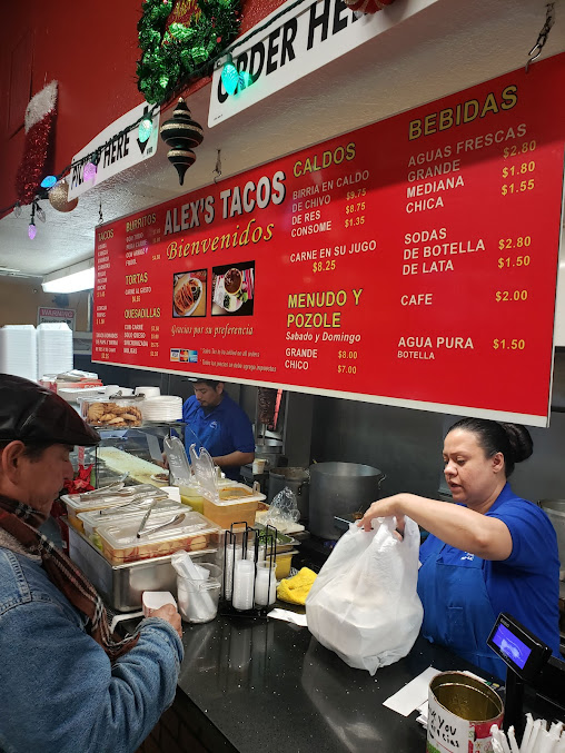 Menu Alexs Tacos - 1