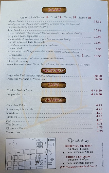Menu Algarve Restaurant - 7