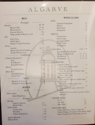 Menu Algarve Restaurant - 9
