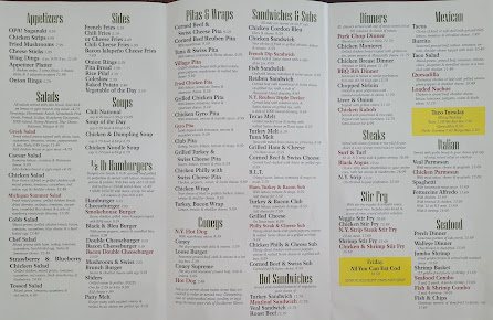 Menu Algonac Flaming Grill - 0