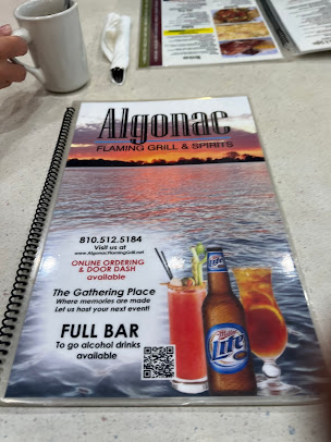 Menu Algonac Flaming Grill - 9