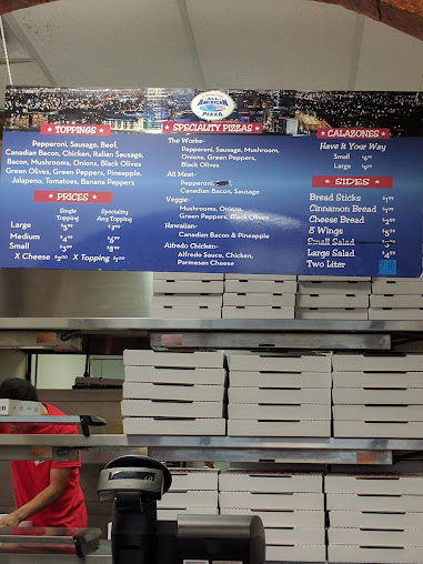 Menu All American Pizza - 1