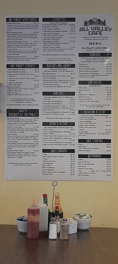 Menu All Valley Cafe - 4