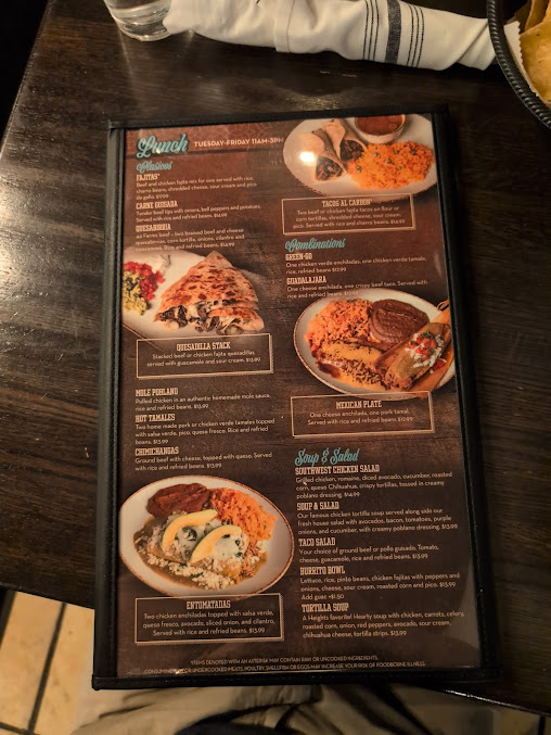 Menu Alma - 0