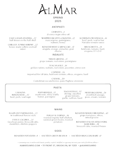 Menu Almar - 1