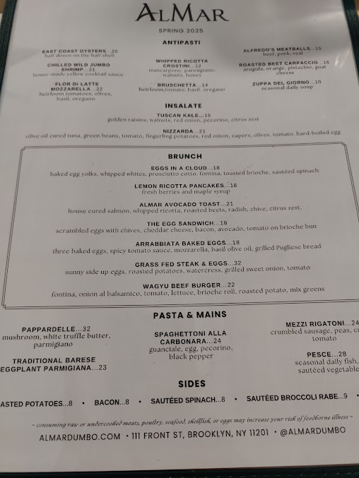 Menu Almar - 8