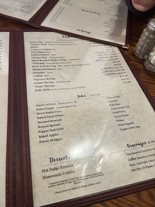 Menu Almost On The Lake - 4
