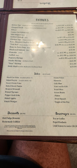 Menu Almost On The Lake - 5