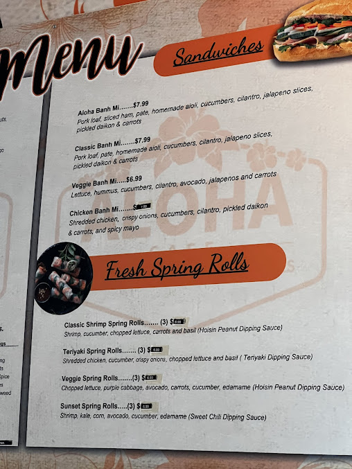 Menu Aloha Cafe - 1