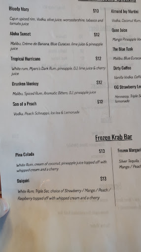 Menu Aloha Krab Cajun Seafood & Bar - 4