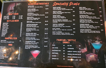 Menu Aloha Krab Cajun Seafood & Bar - 6