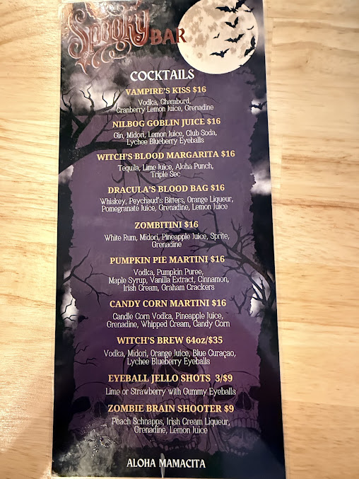 Menu Aloha Mamacita - 3