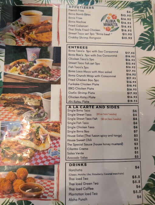 Menu Aloha Mamacita - 6