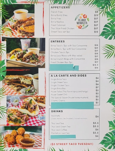 Menu Aloha Mamacita - 9