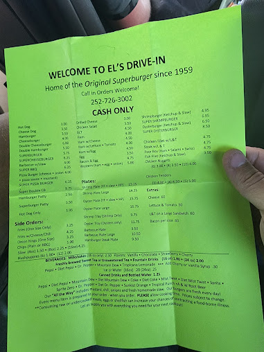 Menu Als Drive In - 2