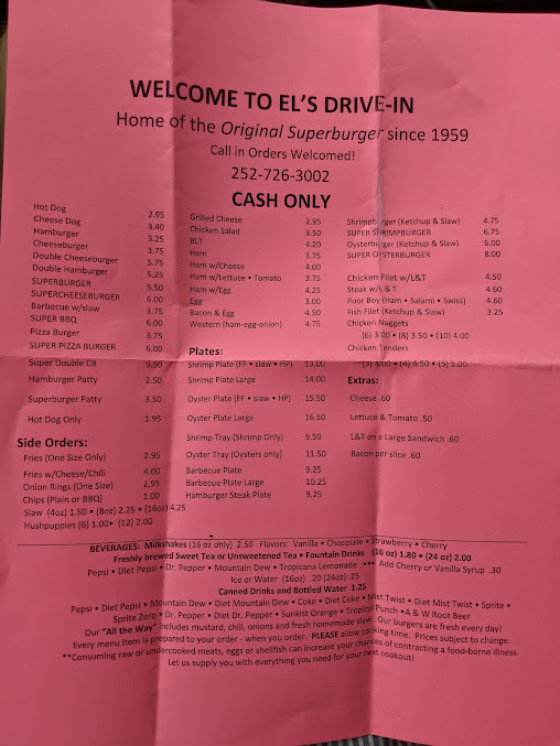 Menu Als Drive In - 3