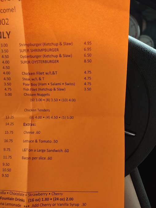 Menu Als Drive In - 6