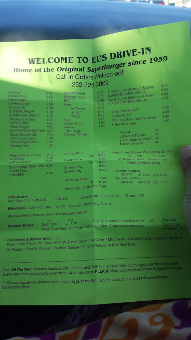 Menu Als Drive In - 9