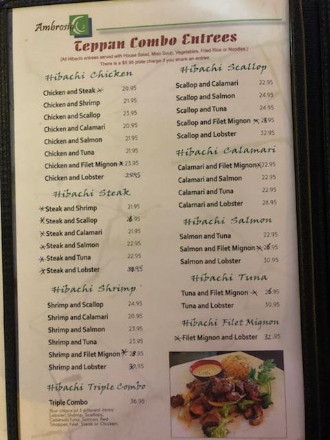 Menu Ambrosia Asian Bistro - 3