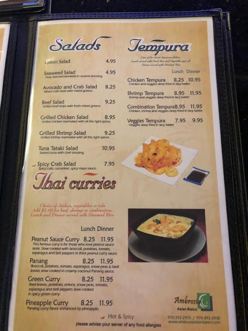 Menu Ambrosia Asian Bistro - 5