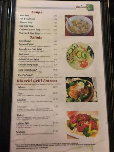 Menu Ambrosia Asian Bistro - 9