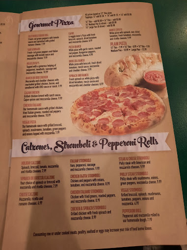 Menu Amen Corner - 2