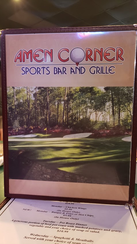 Menu Amen Corner - 4