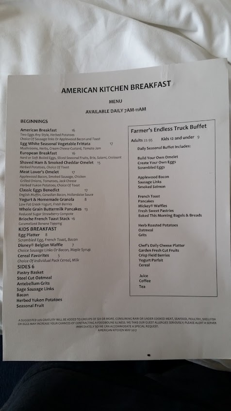 Menu American Kitchen Bar Grill - 4