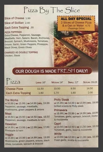 Menu Amici Pizza Ii New Port Richey - 1
