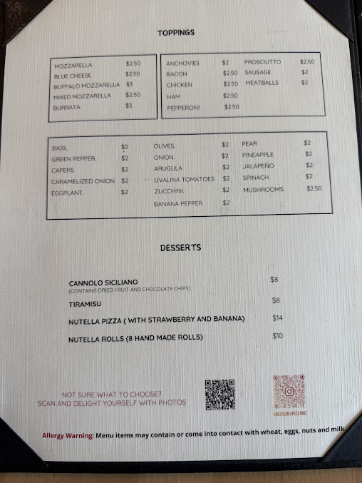 Menu Amore Mio Pizza - 0