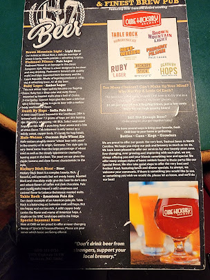 Menu Amos Howards Brew Pub - 1