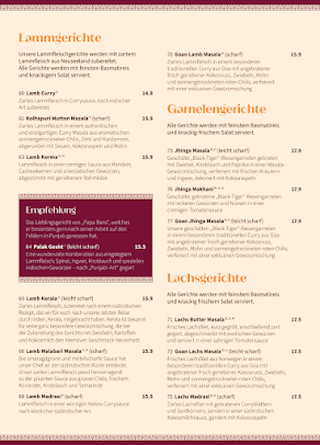 Menu Amrit - Indisches Restaurant Berlin Kreuzberg - 8