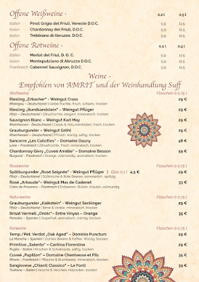 Menu Amrit - 5
