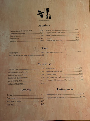 Menu Ancestral Cocina Tradicional - 0