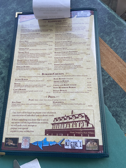 Menu Anchorage Tavern Restaurant - 2