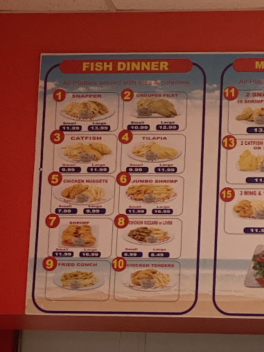 Menu Anchors Fish Chicken - 0