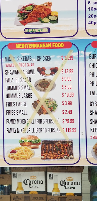 Menu Anchors Fish Chicken - 1