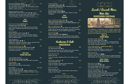 Menu Anchovies - 1