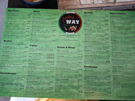 Menu Andale Way Mexican Grill - 9