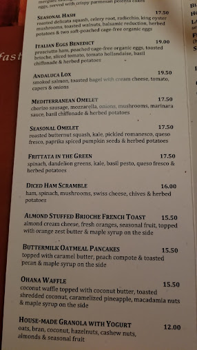 Menu Andaluca Restaurant - 2
