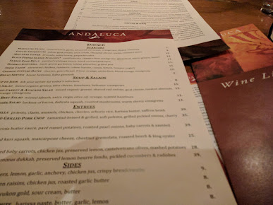 Menu Andaluca Restaurant - 5