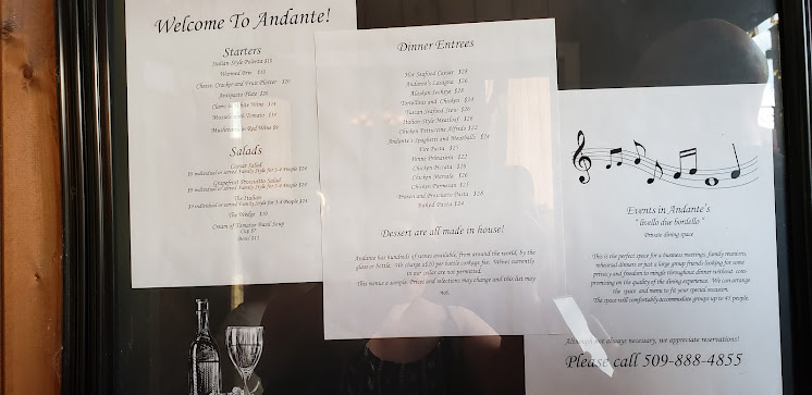 Menu Andante - 5